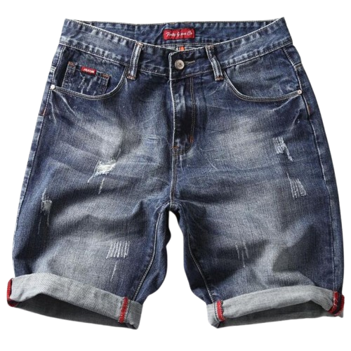 Denim Cargo Shorts