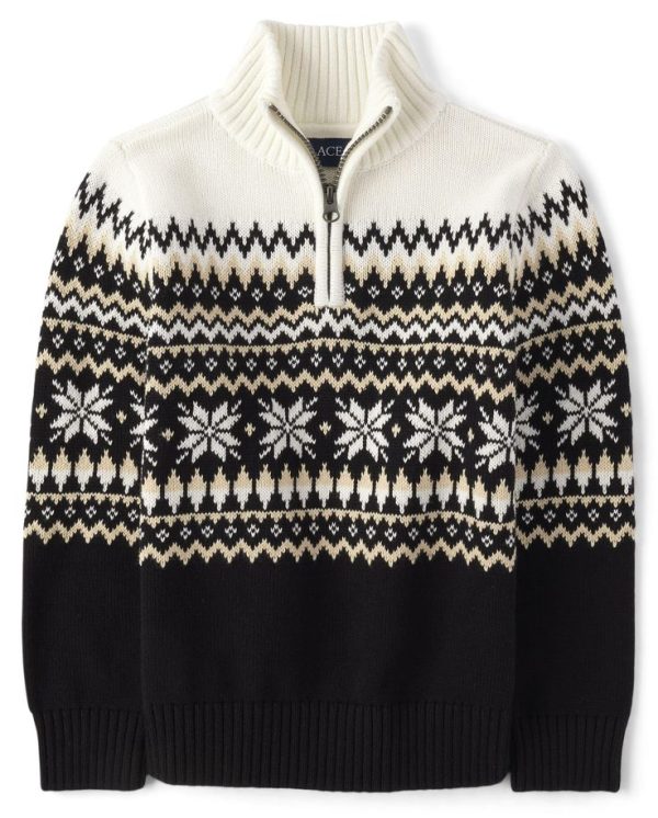 Kid's Jacquard Designed Jumper - Image 2