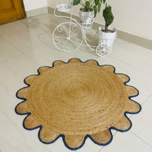 Designed Jute Made Floormat
