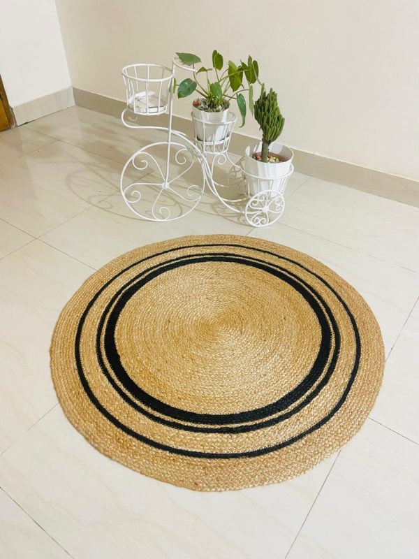 Rectangle Jute Made Floormat - Image 3