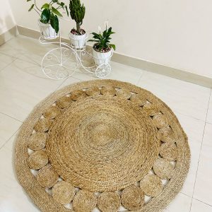 Handmade Round Floormat