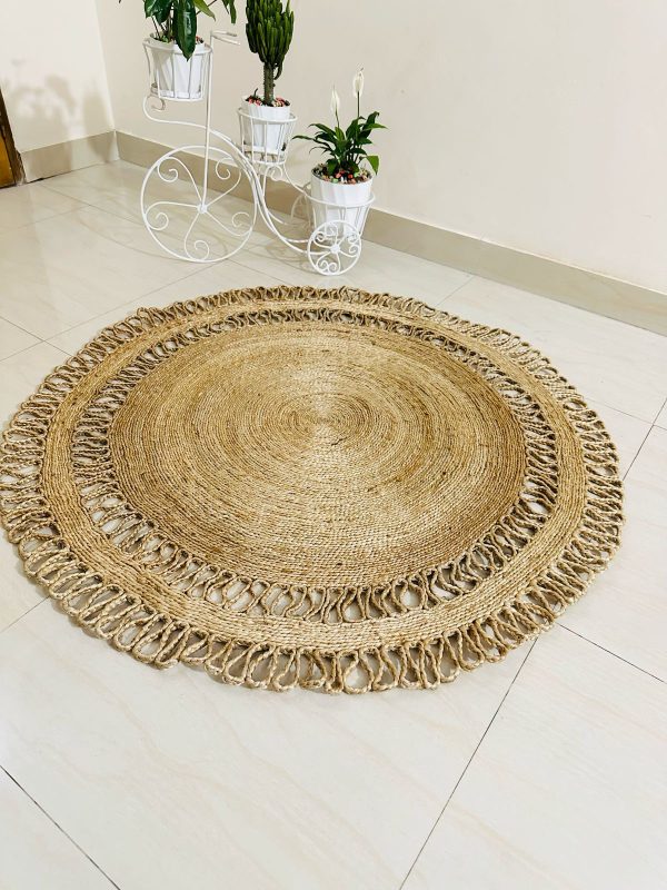 Rectangle Jute Made Floormat - Image 6